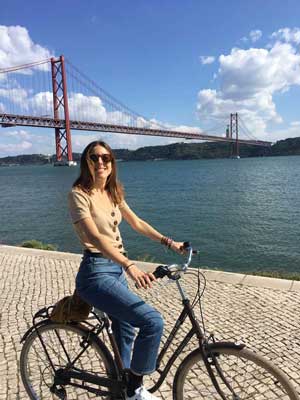 bike tour Tagus river Lisbon