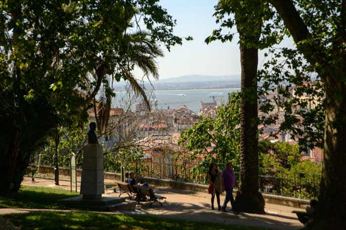 view from jardim do torel